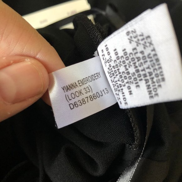 NWT DVF embroidered monstera leaf runway Yianna dress - Picture 11 of 13